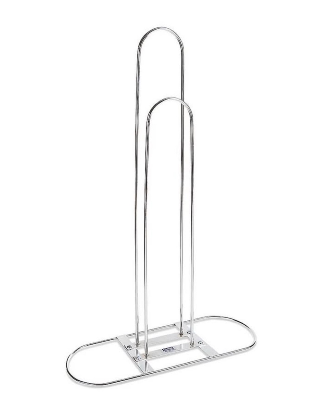 Chrome Paper Towel Holder Stand - Silver